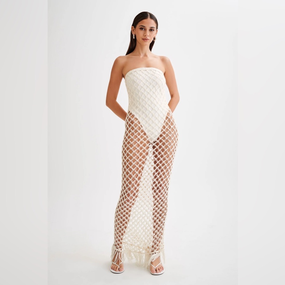 Meshki PRUDENCE
Knit Midi Dress - Buttercream